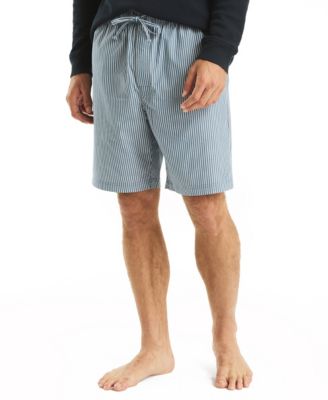 Men's Crafted Striped Poplin Sleep Short