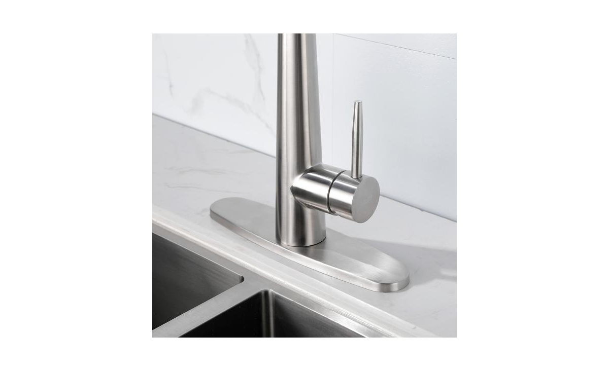 Slickblue Kitchen Faucet with Pull-Down Sprayer Versatile and Modern for Easy Cleaning