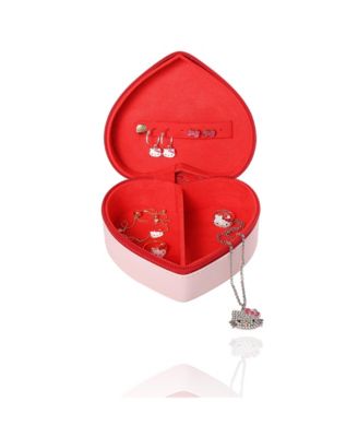Sanrio Heart Shaped Jewelry Travel Case