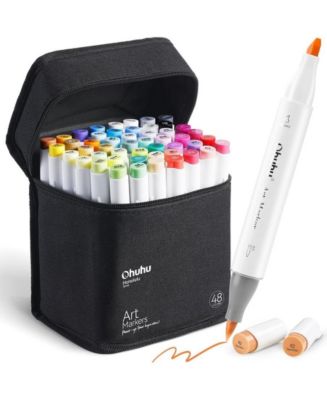 Ohuhu Honolulu 48ct Brush/Chisel Dual Tip Alcohol Markers Y30