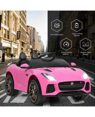 12V Jaguar F-Type SVR Licensed Kids Ride On Car Motorized Vehicle w/ MP3