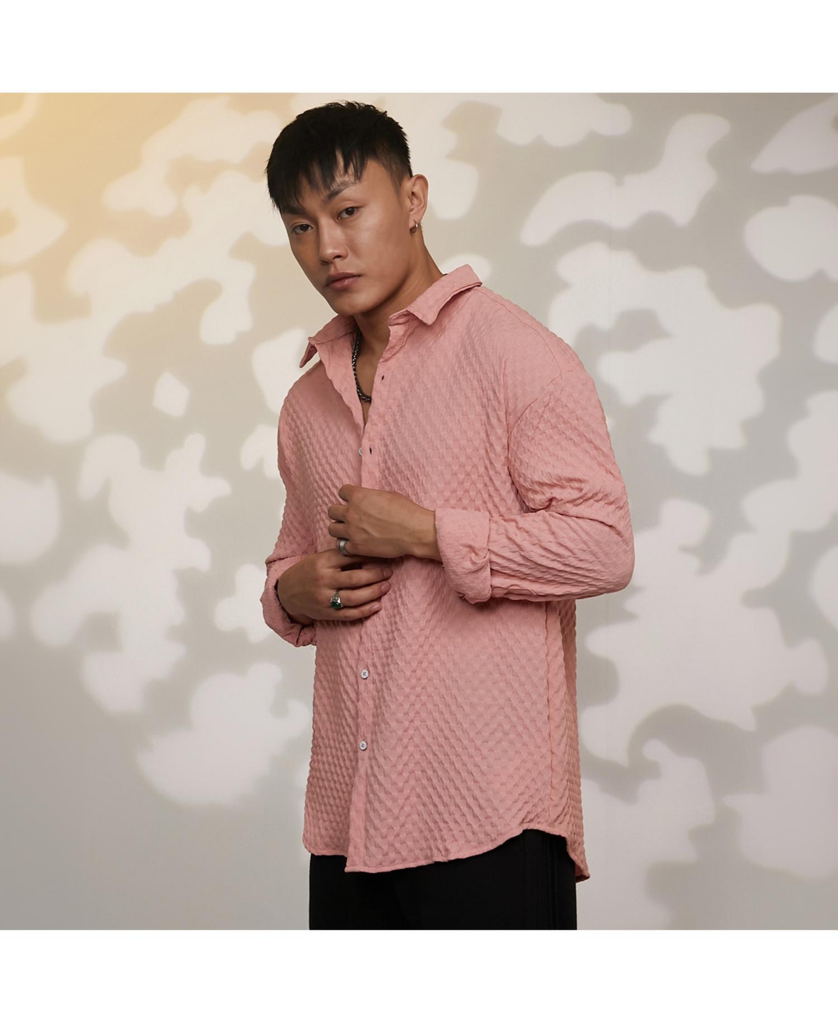 Campus Sutra Men's Brushed Buffalo Check Shirt