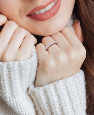 Moissanite All-Around Eternity Band (4 ct. t.w.) in 10k White Gold