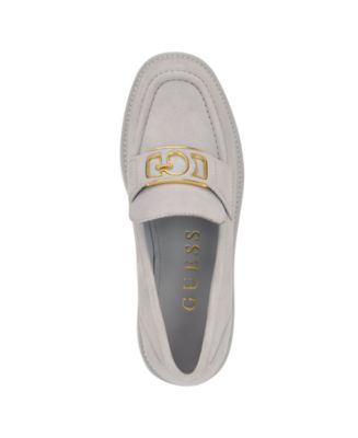 Women's Shuttle Logo Hardware Round Toe Loafers