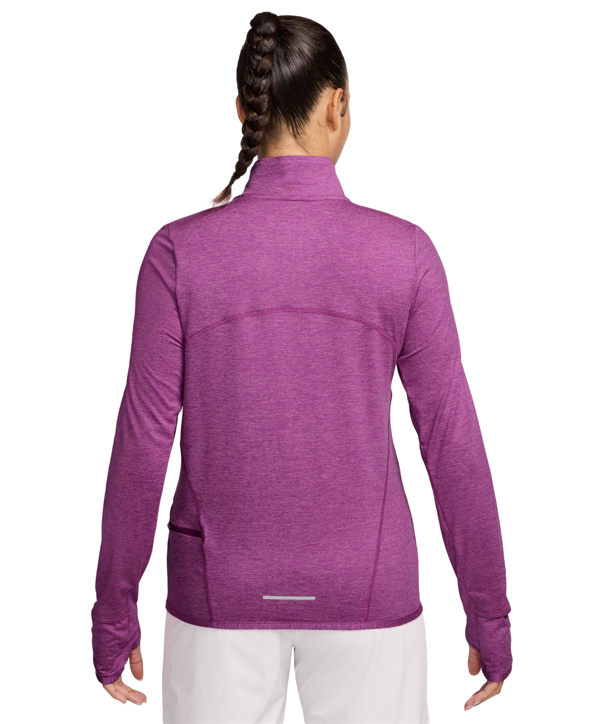 Nike Women's Dri-fit Swift Element Uv 1/2-zip Running Top