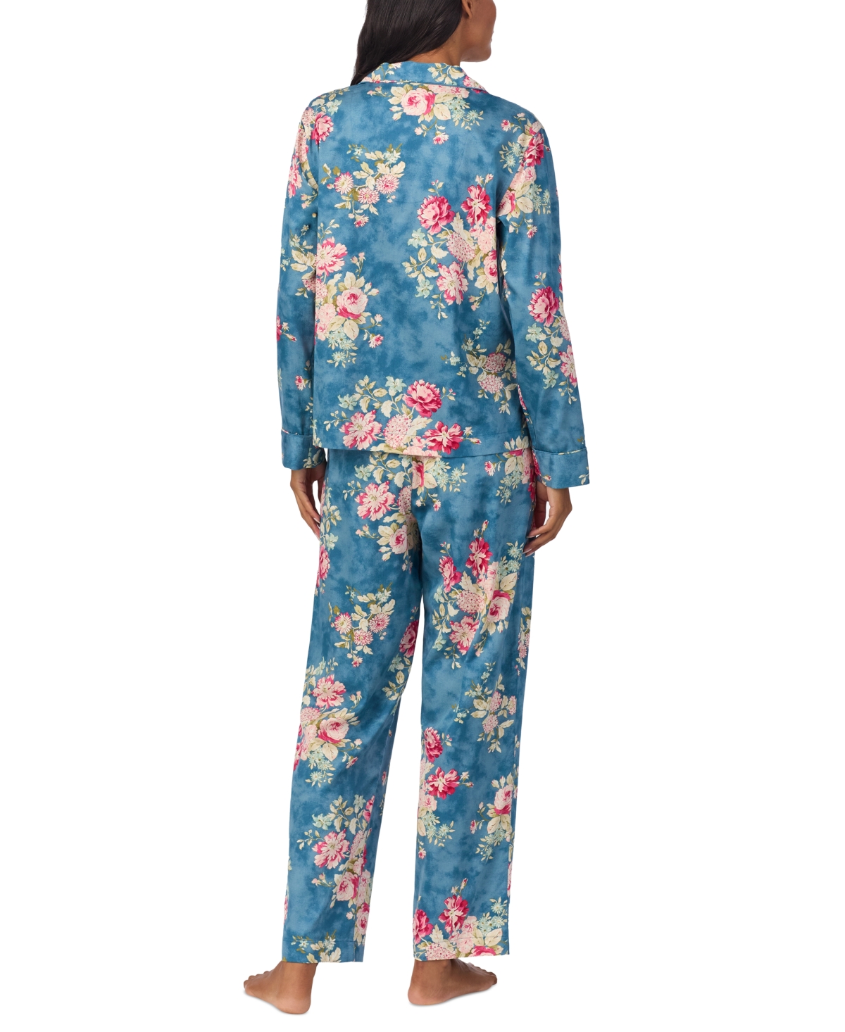 Lauren Ralph Lauren Petite Long-Sleeve Floral Pajama Set