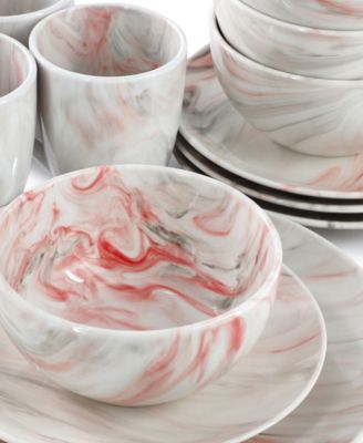Marble 16 Pc. Dinnerware Set, Service for 4