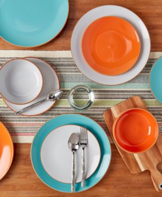 12 Pc. Stoneware Dinnerware Set, Service for 4