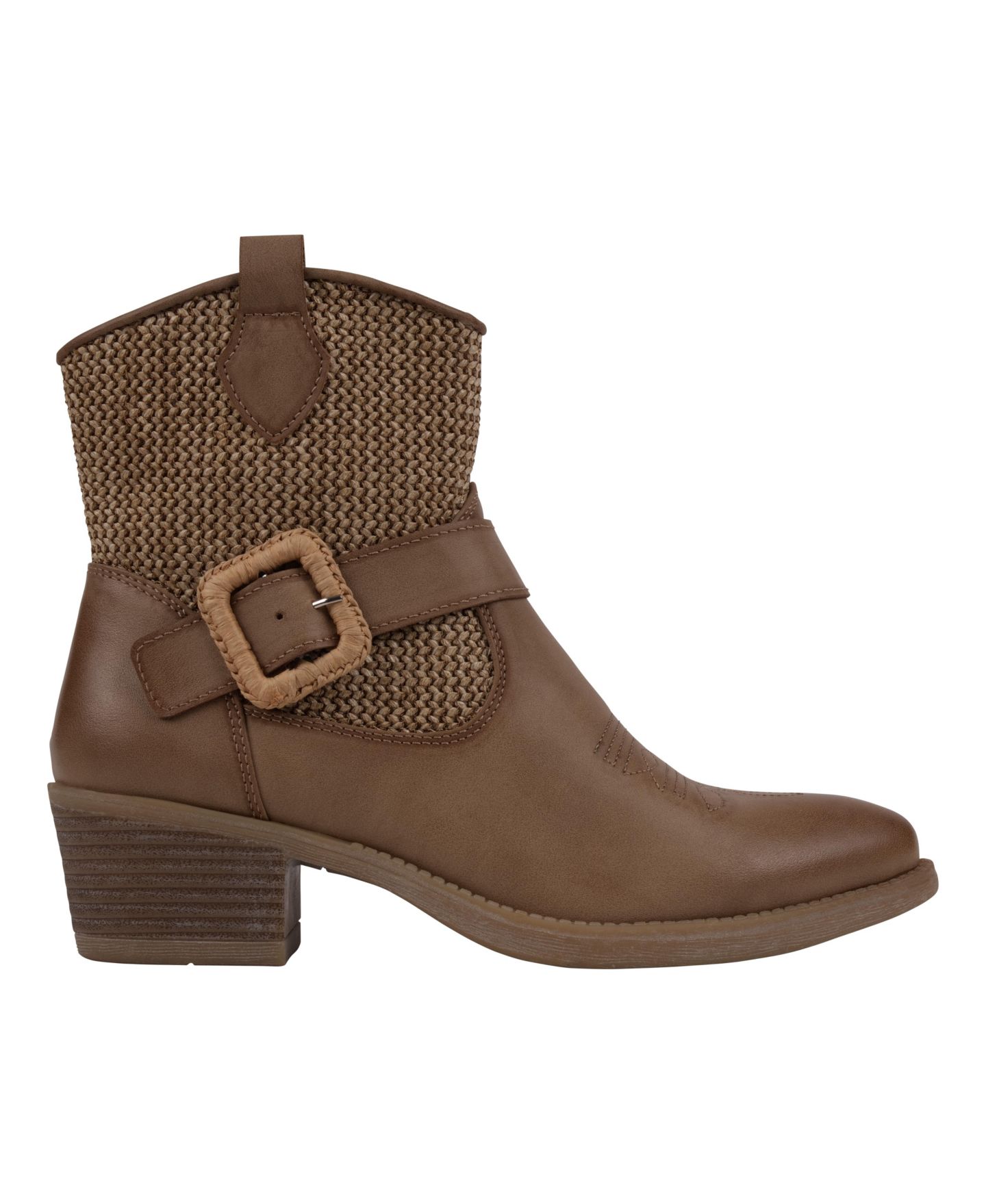 Женские ботинки GC Shoes Avery Woven Western Ankle, цвет: Бежевый — фото 6