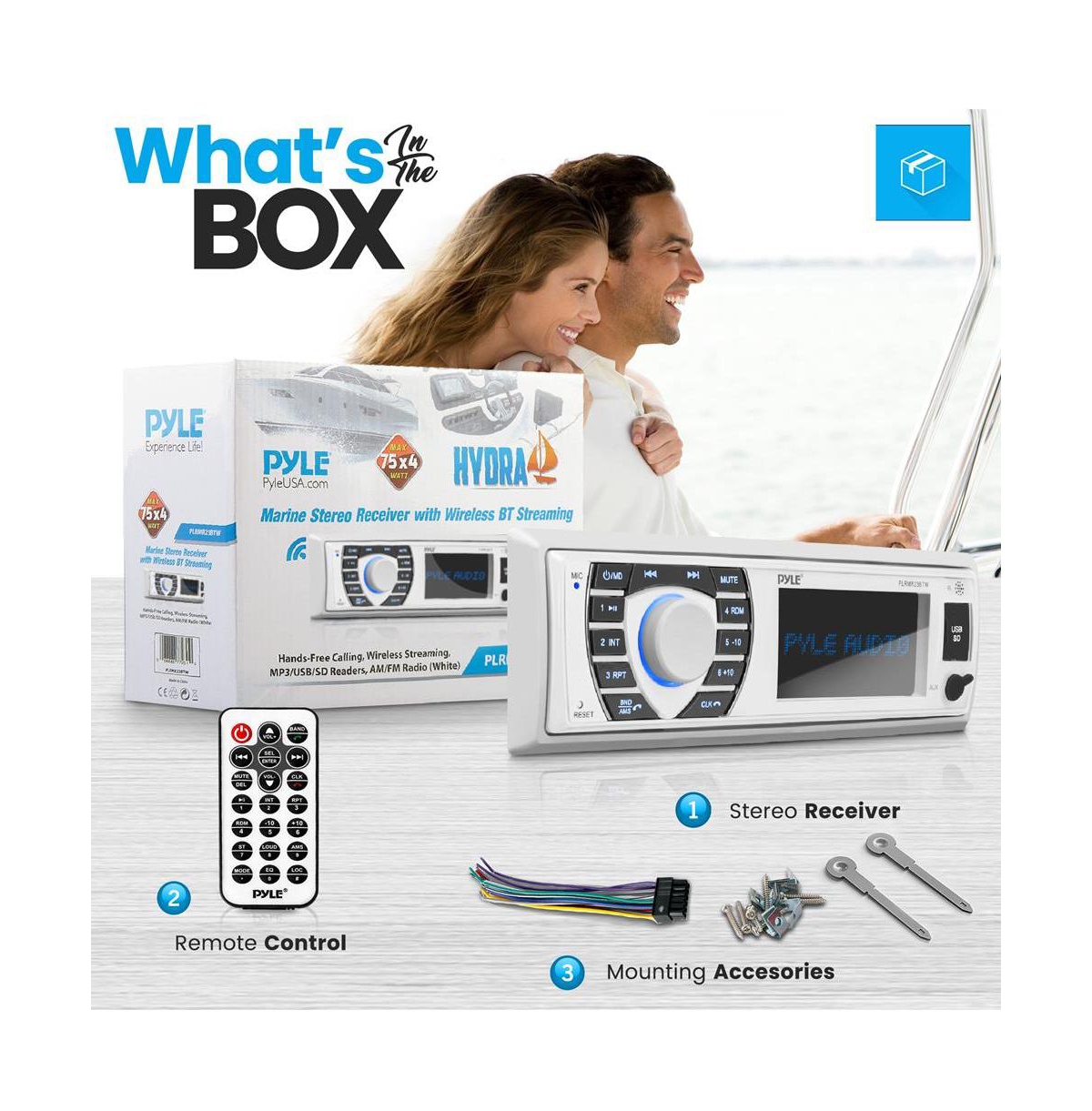 Pyle Marine Bluetooth MP3 Radio Receiver