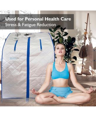 Compact & Portable Infrared Sauna With Foldable Chair