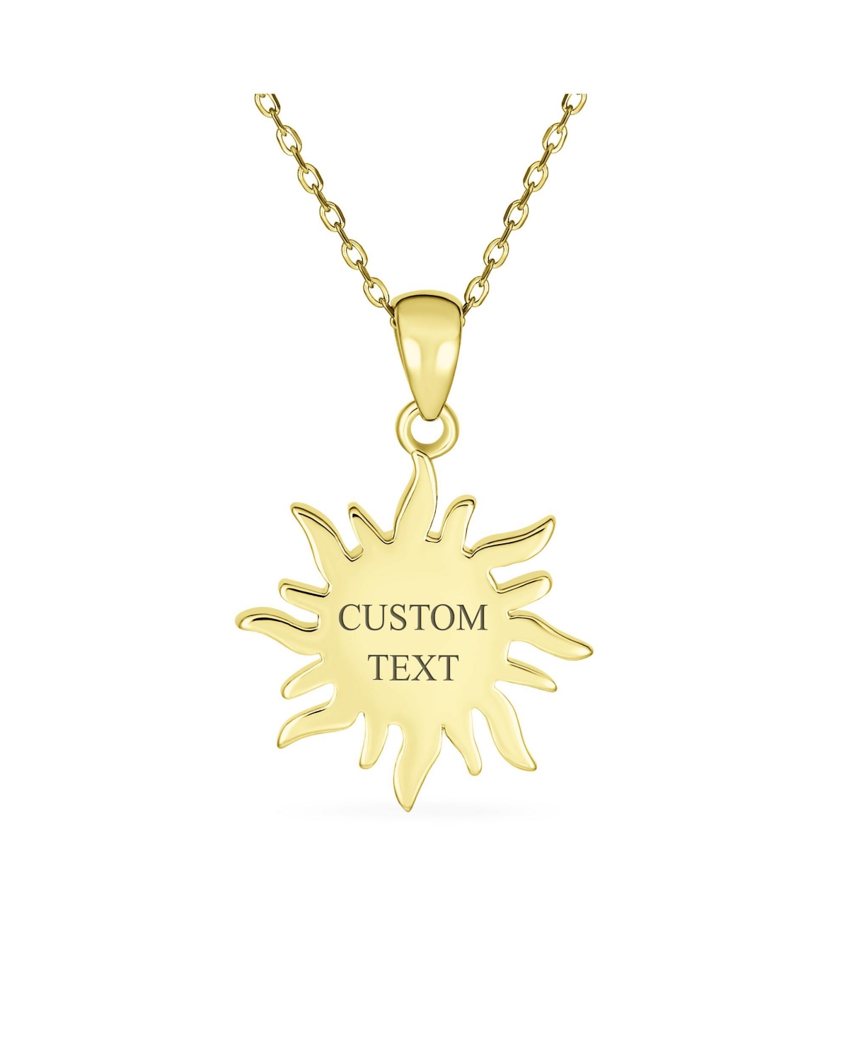Bling Jewelry Irradiance Cz Accents Summer Beach Fun CreatedFire Opal Flaming Sunshine Star Sunburst Necklace Pendant Women Yellow Gold Plated