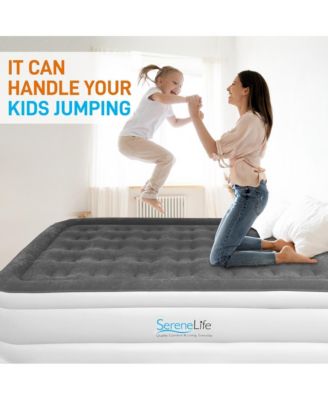 18" Full Premium Raised Airbed With Built-in Pump