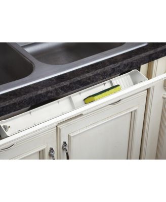 30'' Kitchen Tip Out Tray Polymer, Plastic, White, LD-6591-30-11-1