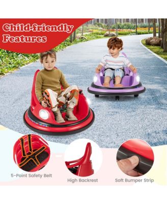 12V Kids Electric Ride On Bumper Car Battery Powered Bumper Car with Remote Control