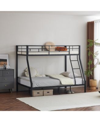 Twin Over Full Metal Bunk Bed – Sturdy Bunk for Kids, Teens, and Adults