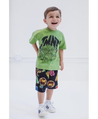 Birthday Drop Shoulder T-Shirt and Shorts Outfit Set Toddler to Big Kid Sizes (2T - 10-12)
