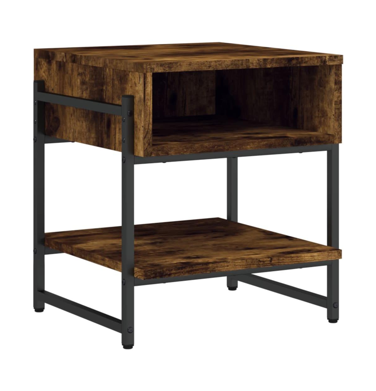 vidaXL Coffee Table Smoked Oak 15.7