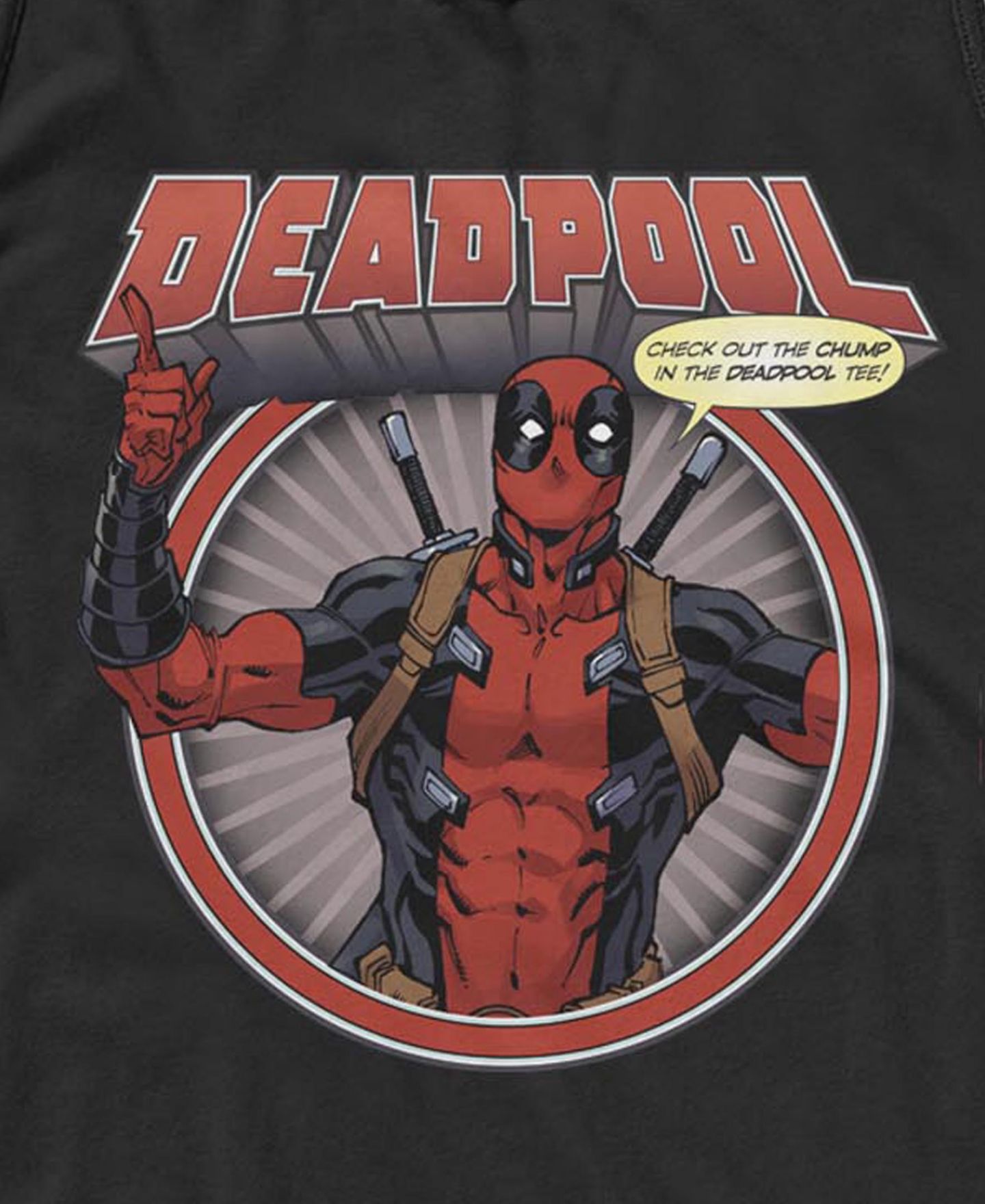 Мужской топ Fifth Sun Deadpool Chump, цвет: Чёрный — фото 5