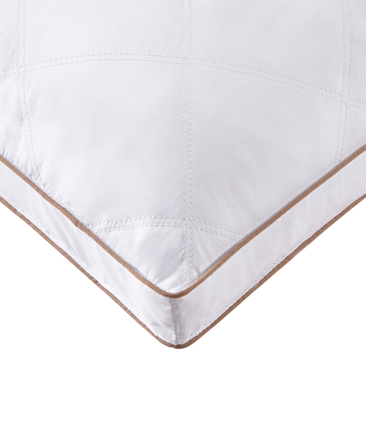 Unikome Diamond Quilted Goose Feather Gusseted 2-Pack Pillows