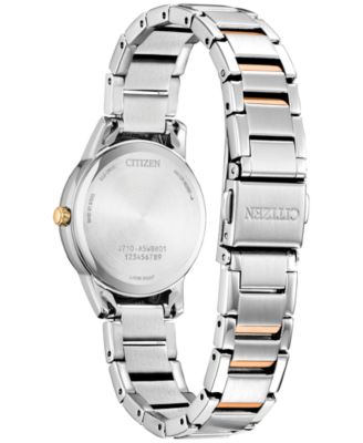 Eco-Drive Women's Two-Tone Stainless Steel Bracelet Watch 29mm