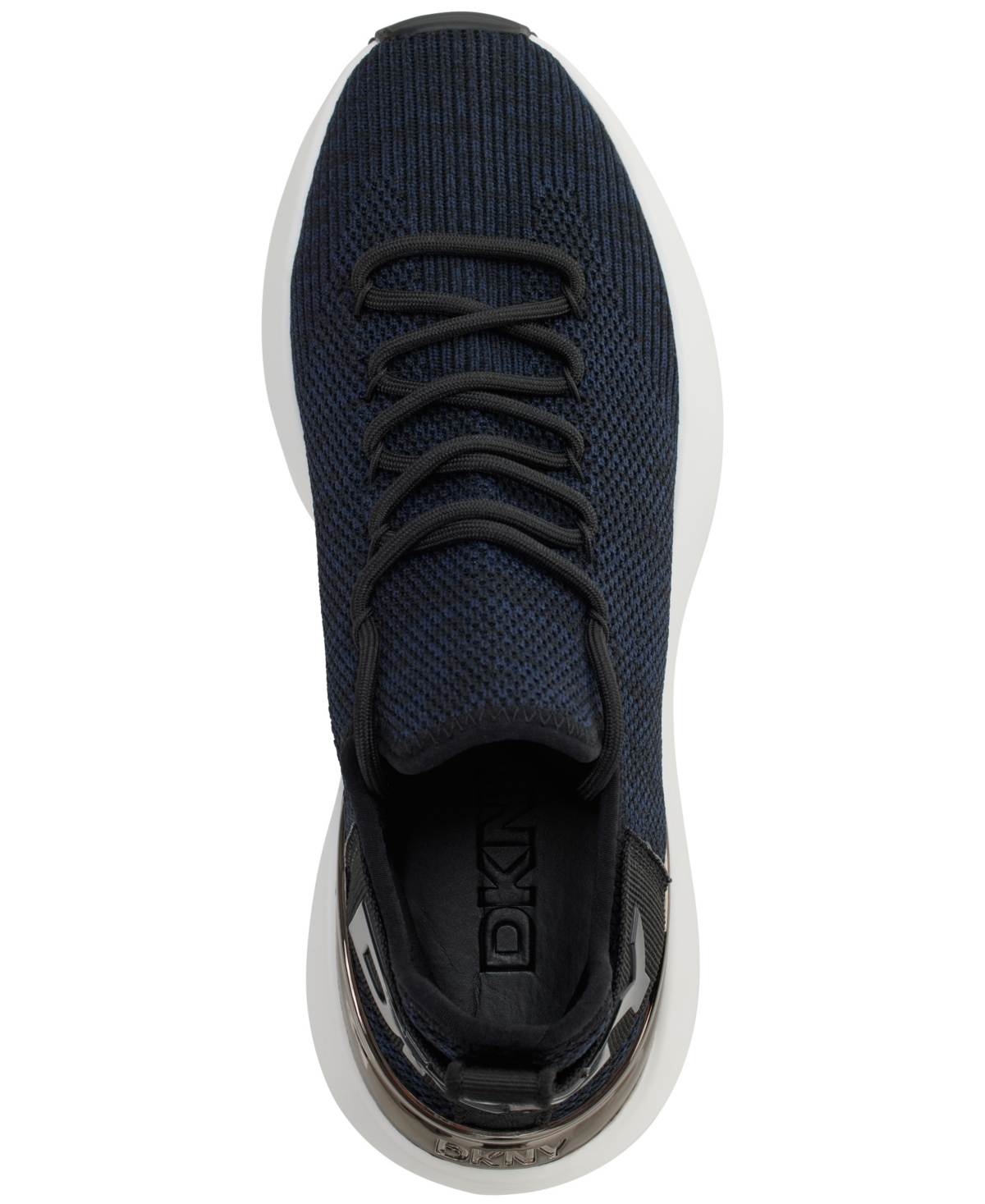 Shop Dkny Women's Zayley Slip On Sneakers In Navy And Black