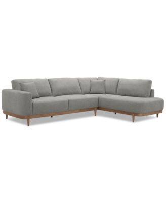 Jharli 2-Pc. Fabric Sectional Sofa, Created for Macy's