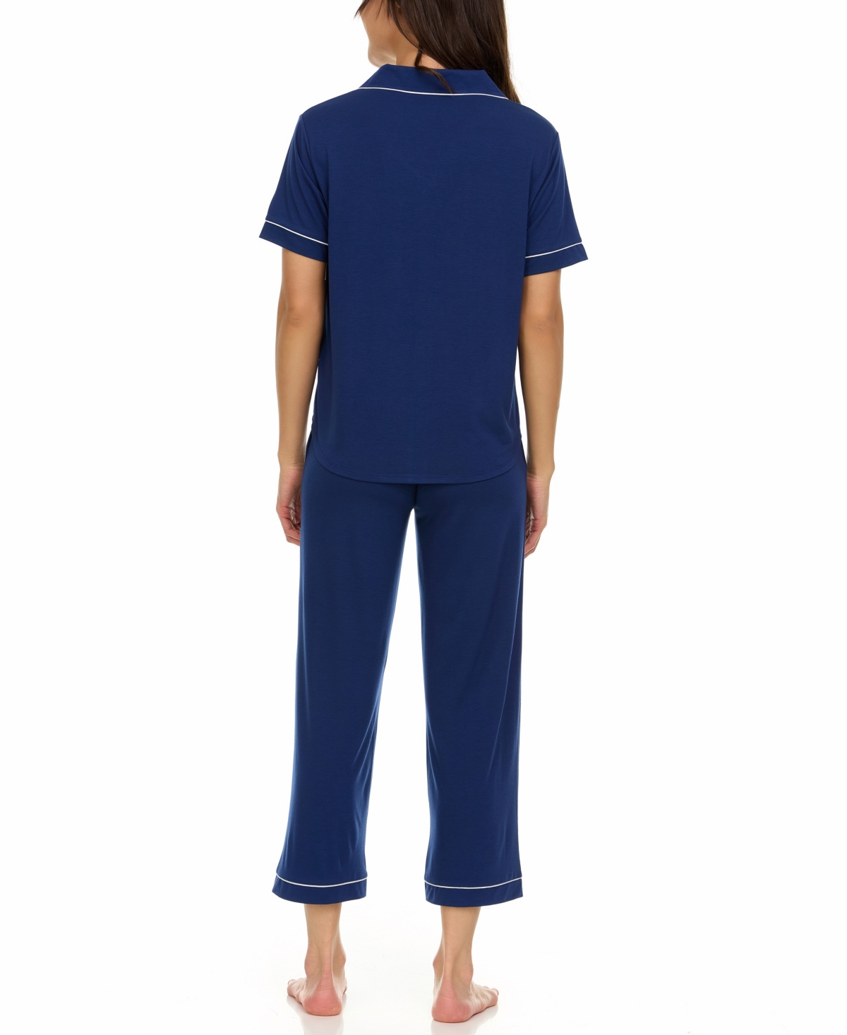 Flora by Flora Nikrooz Women's Annie Notch Top and Capri Pajama Set