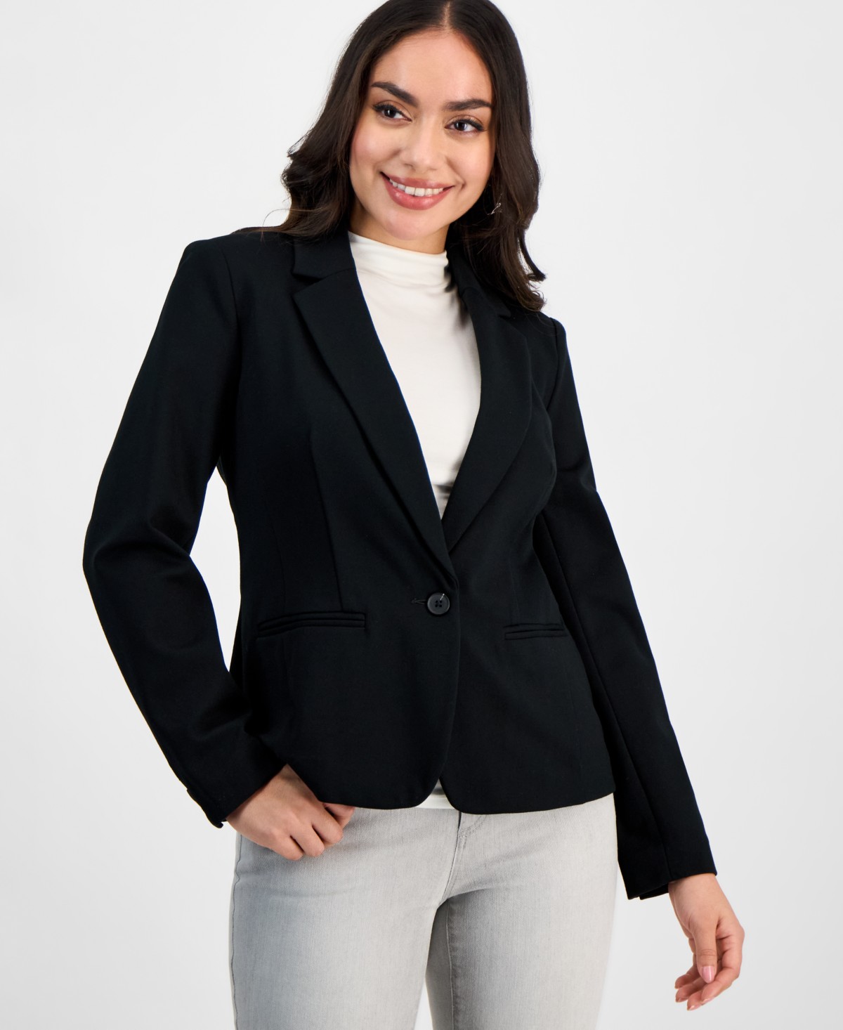 Женские I.N.C. International Concepts Petite Ponte Blazer — фото 1