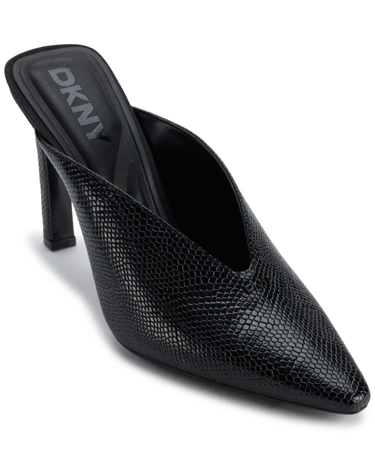 Dkny Cadena Mule In Black
