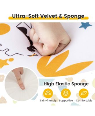   Toddler Size   Foam-Filled Fabric  Dinosaur Design, Removable Cover, Pillow  Kids Sofa Chair