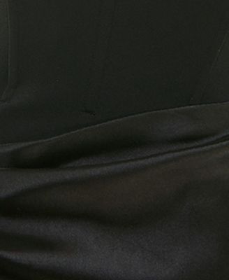 Juniors' Strapless Wrap Bodycon Dress