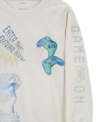 Little & Big Boys Gamer Graphic Long-Sleeve T-Shirt
