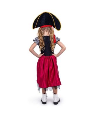 Dress Up America Pirate Girl Costume Set - Toddlers Girls