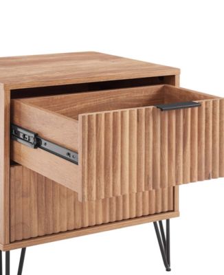 DUMBO 2-Drawer Modern Nightstand