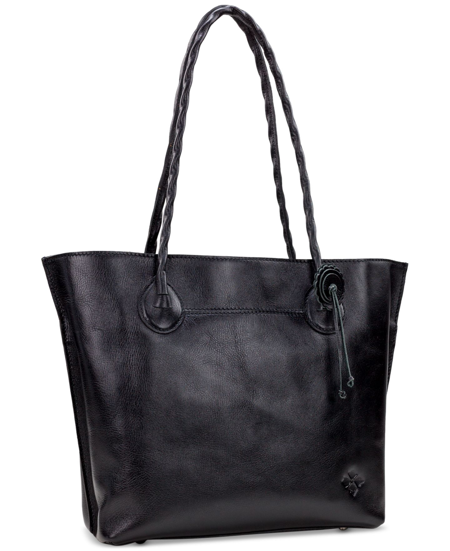 Женская сумка Patricia Nash Eastleigh Large Leather, цвет: Чёрный рыжевато-коричневый — фото 5