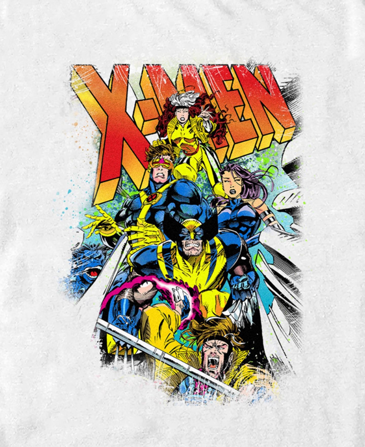Мужская футболка Fifth Sun MVL Team X-Comic Short Sleeve, цвет: Белый — фото 3