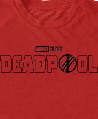 Men's Deadpool 3 Line Logo Short Sleeve T-Shirt