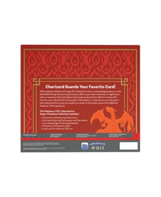 pokemon charizard ex super premium collection card game Amazon.com: Pokémon TCG: Charizard ex Super-Premium Collection (3 Foil  Promo Cards, 1 Card-Display Figure & 10 Booster Packs) : Toys & Games main image 0