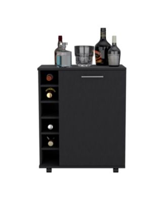 Tilden Bar-Coffee Cart 32" H, Kitchen & Living Room Cabinet Storage
