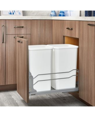 Double Pullout Trash Can 27 qt. with Soft-close, 53WC-1527SCDM-217