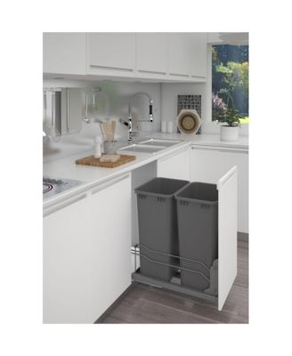 Double Pullout Trash Can 50 qt. with Soft-close, 53WC-2150SCDM-213