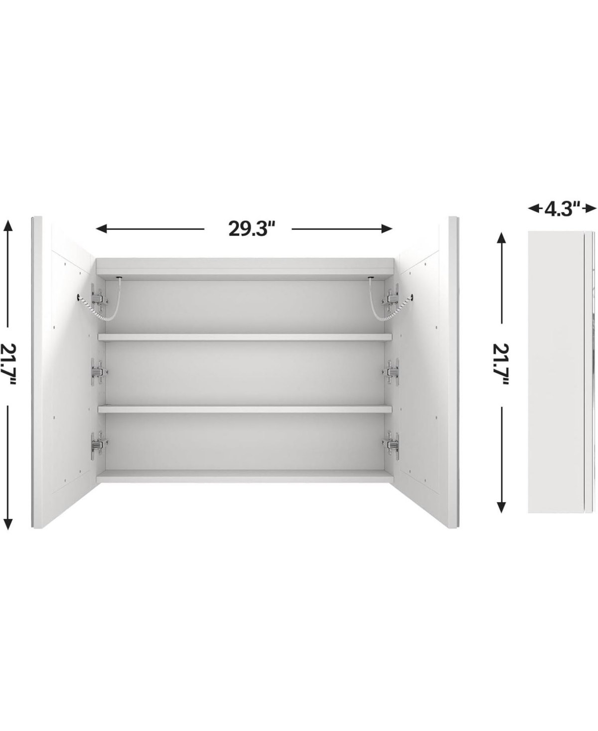 Lalahoo Lighted Medicine Cabinet Led Medicine Cabinet Medicine Cabinet Mirror for Bathroom 3 Colors Infinite Dimmer Anti-Fog Memory Function with Stor