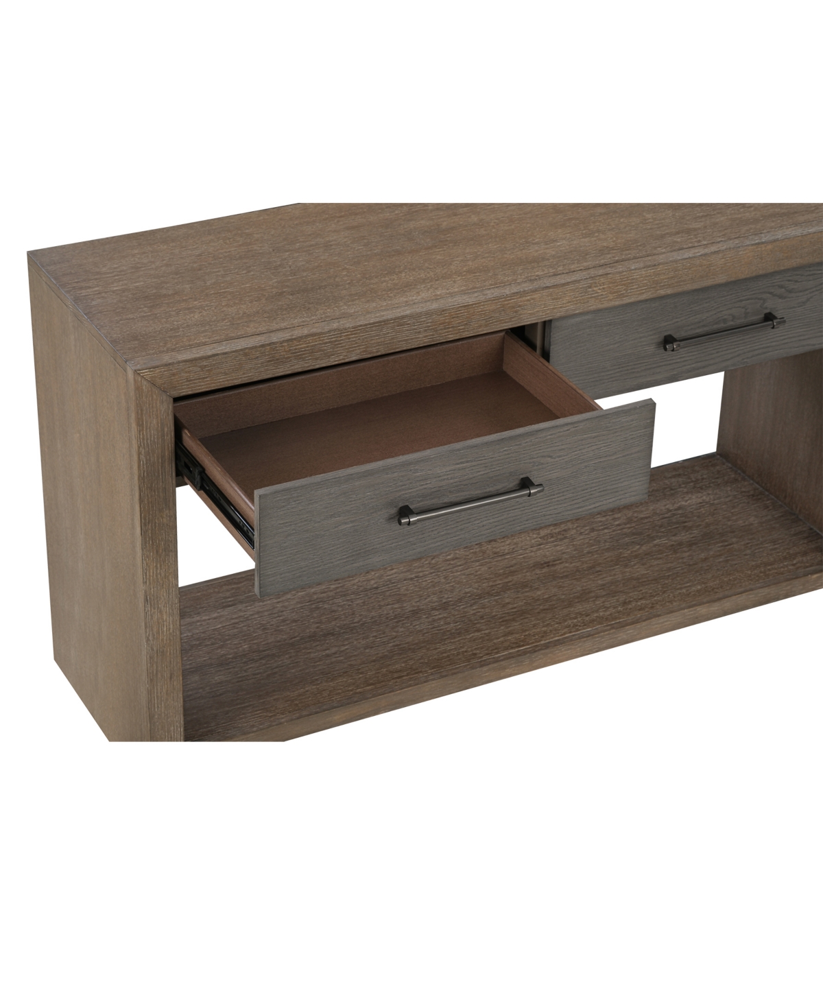 MACY'S PORTMORE 54" WOOD SOFA TABLE 