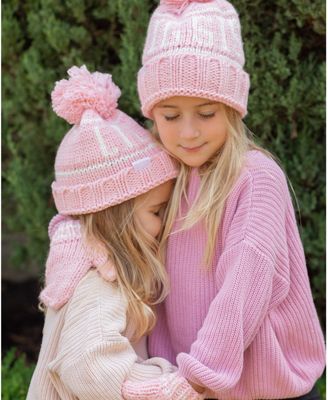 Girls Girls  Pink Mittens