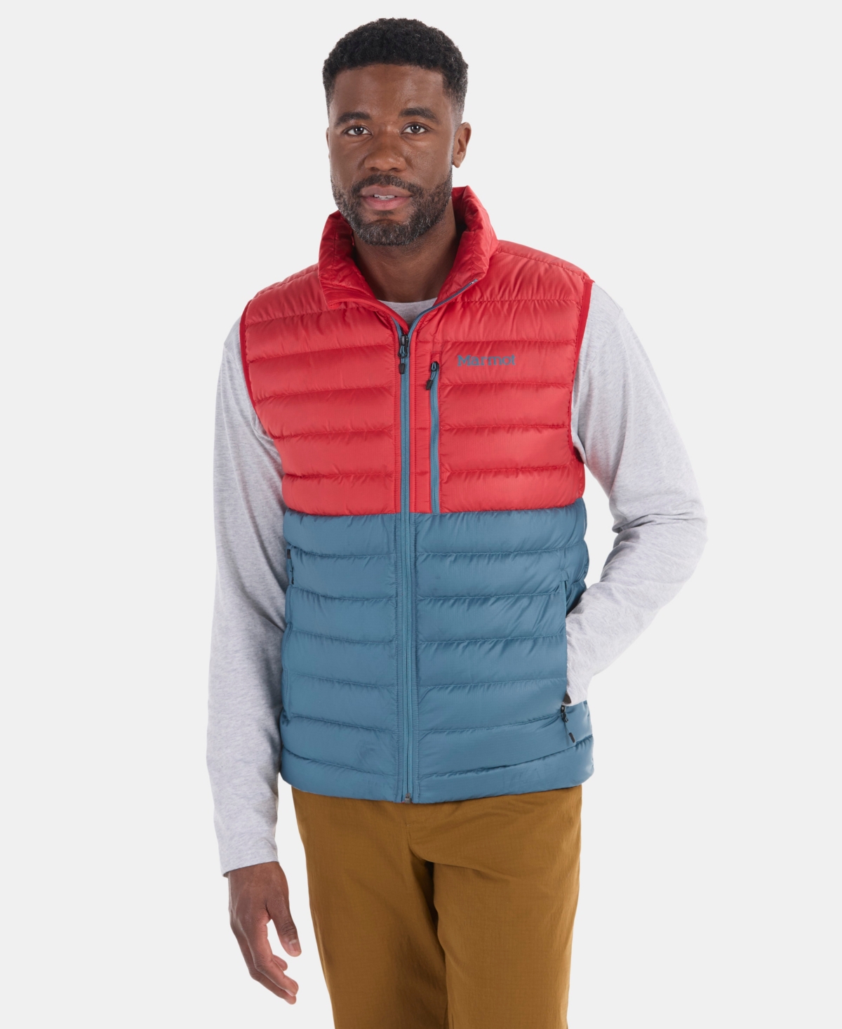 Men's Highlander Vest - Team Red/Moon River