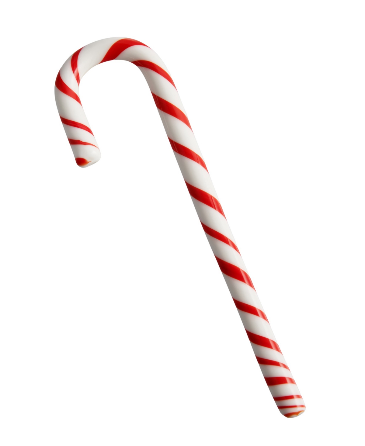 Polka Candy Cane Holiday Decor - White/Yellow