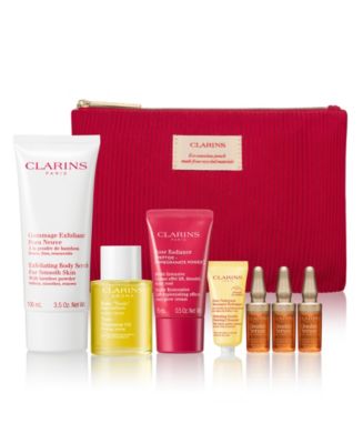 186000 現状品 CLARINS クラランス macy's コフレBox Beauty & wellbeing set [0000000001065] FREE 8-Pc. gift with $75 Clarins purchase ($93 Value) - Macy's