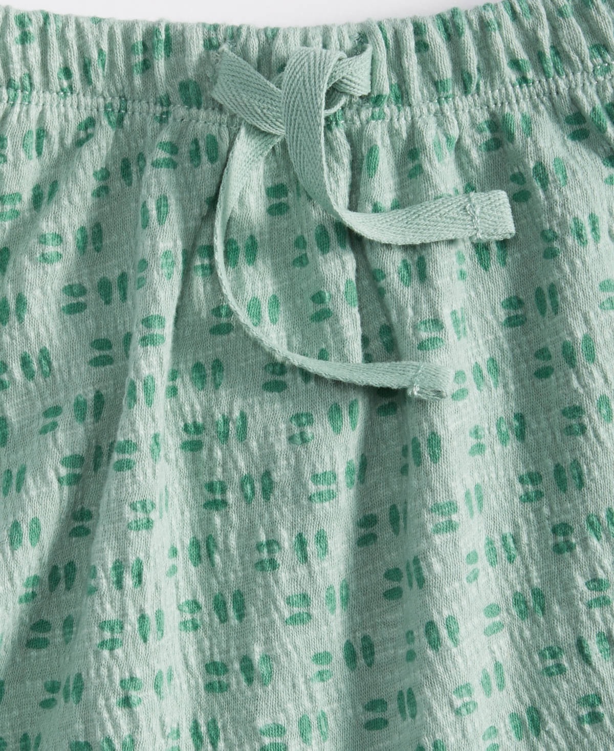 First Impressions Baby Boys Little Footprint Printed Shorts, Created For Macy's In Fade Moss