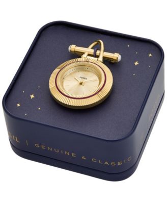 Women's Scarlette Three-Hand Gold-Tone Stainless Steel Watch Brooch, 35mm